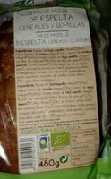 Mängden socker i Pan de molde de espelta cereales y semillas