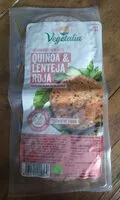 Mängden socker i Vegeburger cereales quinoa y lenteja roja