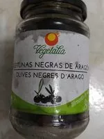 Mängden socker i Aceitunas negras de Aragón. Olives negres d'Aragó