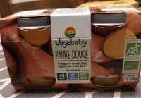 Mängden socker i Vegebaby patate douce