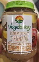 Mängden socker i Plátano, pera y granada