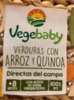Mängden socker i Verduras con arroz y quinoa