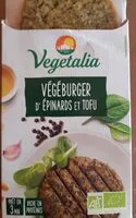 Mängden socker i Végéburger d'épinards et tofu