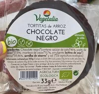 Mängden socker i Tortitas de arroz chocolate negro