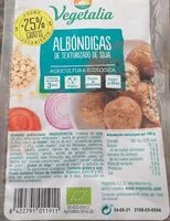 Mängden socker i Albóndigas de texturizado de soja