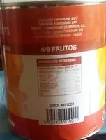 Mängden socker i Melocoton en almibar ligero-mitades