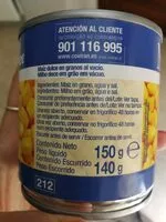 Mängden socker i Maiz Dulce