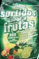 Mängden socker i Caramelos surtidos sabor a frutas sin azúcares
