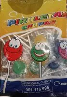 Mängden socker i Piruletas chupas