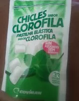 Mängden socker i Chicles coviran sabor clorofilañ