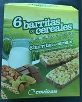 Mängden socker i 6 barritas de cereales