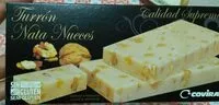 Mängden socker i Turrón nata y nueces
