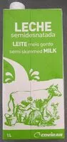 Mängden socker i Leche semidesnatada