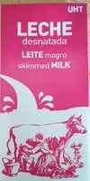 Mängden socker i Leche desnatada UHT