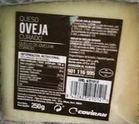 Mängden socker i Queso de oveja curado