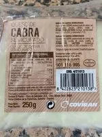 Mängden socker i Queso de cabra semicurado