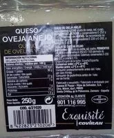 Mängden socker i Queso oveja añejo