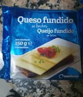 Mängden socker i Queso fundido en lonchas