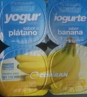 Mängden socker i Yogur sabor a platano