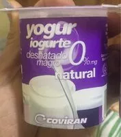 Mängden socker i Yogur desnatado natural magro 0% mg