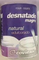 Mängden socker i Yogur desnatado natural edulcorado