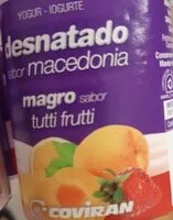Mängden socker i Yogur desnatado sabor macedonia