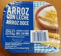 Mängden socker i Arroz con leche