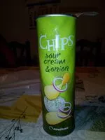 Mängden socker i Chips Sour Cream & Onion