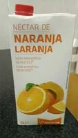 Mängden socker i Nectar de naranja