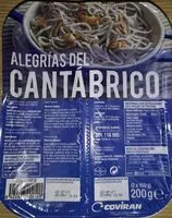 Mängden socker i Alegrías del Cantábrico