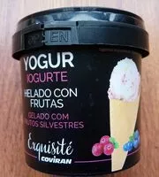 Mängden socker i Yogur Helado con Frutas