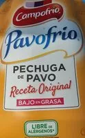 Mängden socker i Pechuga de pavo originao