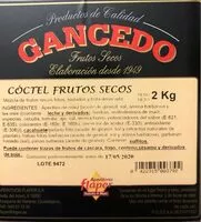 Mängden socker i Coctel frutos secos