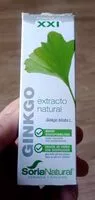 Mängden socker i GINKGO BILOBA Extracto Natural