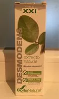 Mängden socker i Desmodens extracto natural