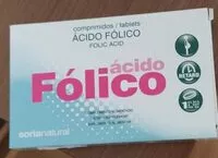 Mängden socker i Ácido fólico