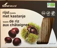 Mängden socker i Toasts de riz aux chataignes