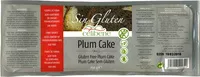 Mängden socker i Plum cake sin gluten