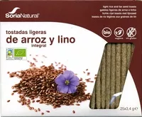 Mängden socker i Tostadaa ligeras arroz integral y lino