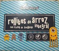 Mängden socker i Rollitos de arroz integral con crema de avellanas