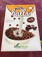 Mängden socker i Cereales Rice Balls Bolitas Arroz Integral