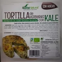 Mängden socker i Tortilla de verduras con kale