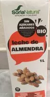 Mängden socker i Leche de almendras