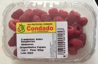 Mängden socker i Framboises Amira