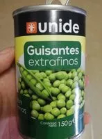 Mängden socker i Guisantes extra finos