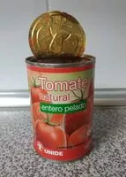 Mängden socker i Tomate natural entero pelado