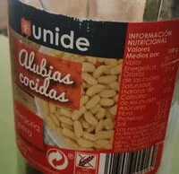 Mängden socker i Alubias cocidas