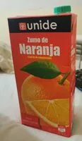 Mängden socker i Zumo  de naranja a partir de concentrado