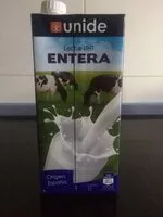 Mängden socker i Leche entera unide