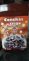 Mängden socker i conchas de trigo con chocolate